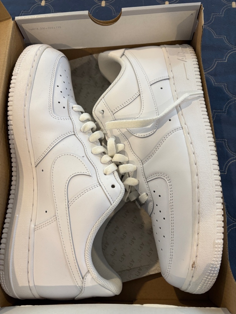 Nike Air Force 1 ‘07 White Low-Top Sneakers - Men's Classic Leather